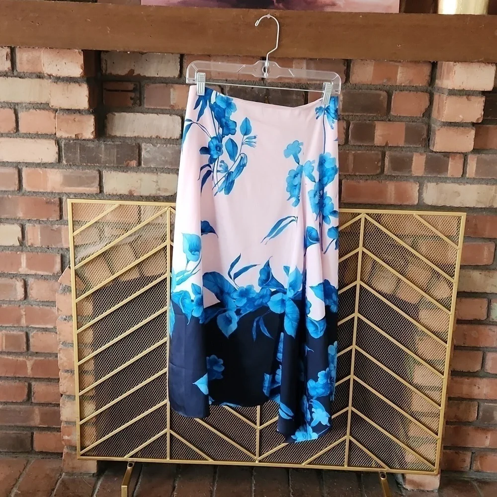 Ted BAKER Nemea Fantasia Floral Asymmetrical Skirt  US 6 - Picture 5 of 9